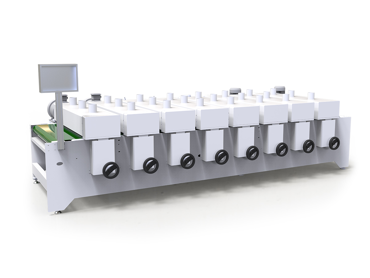 Eight-axis wire drawing machine
