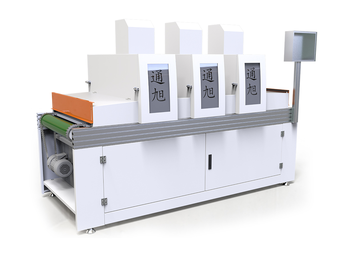 Tatlong lamp na UV curing machine