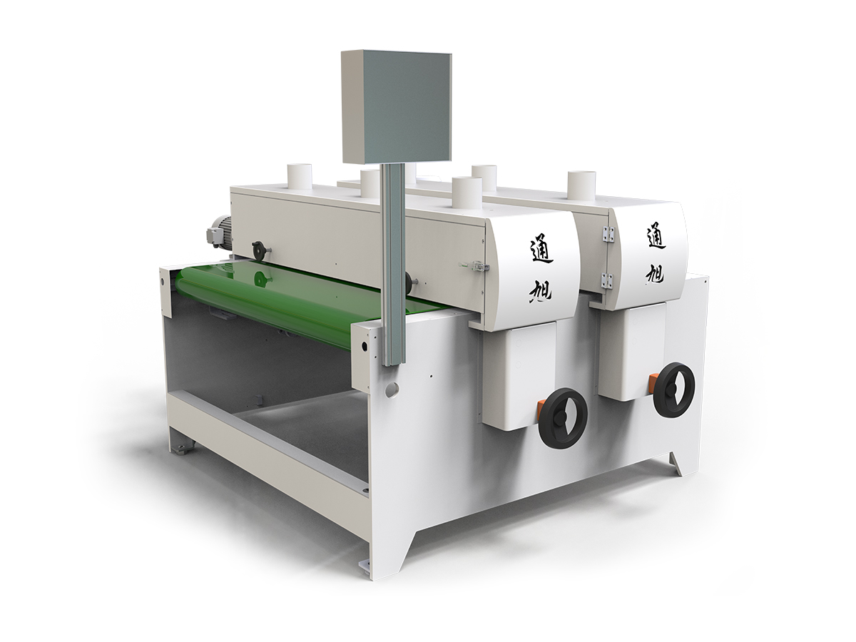 Dalawang-axis brush machine